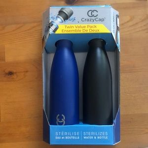 Crazy cap self cleaning water bottles